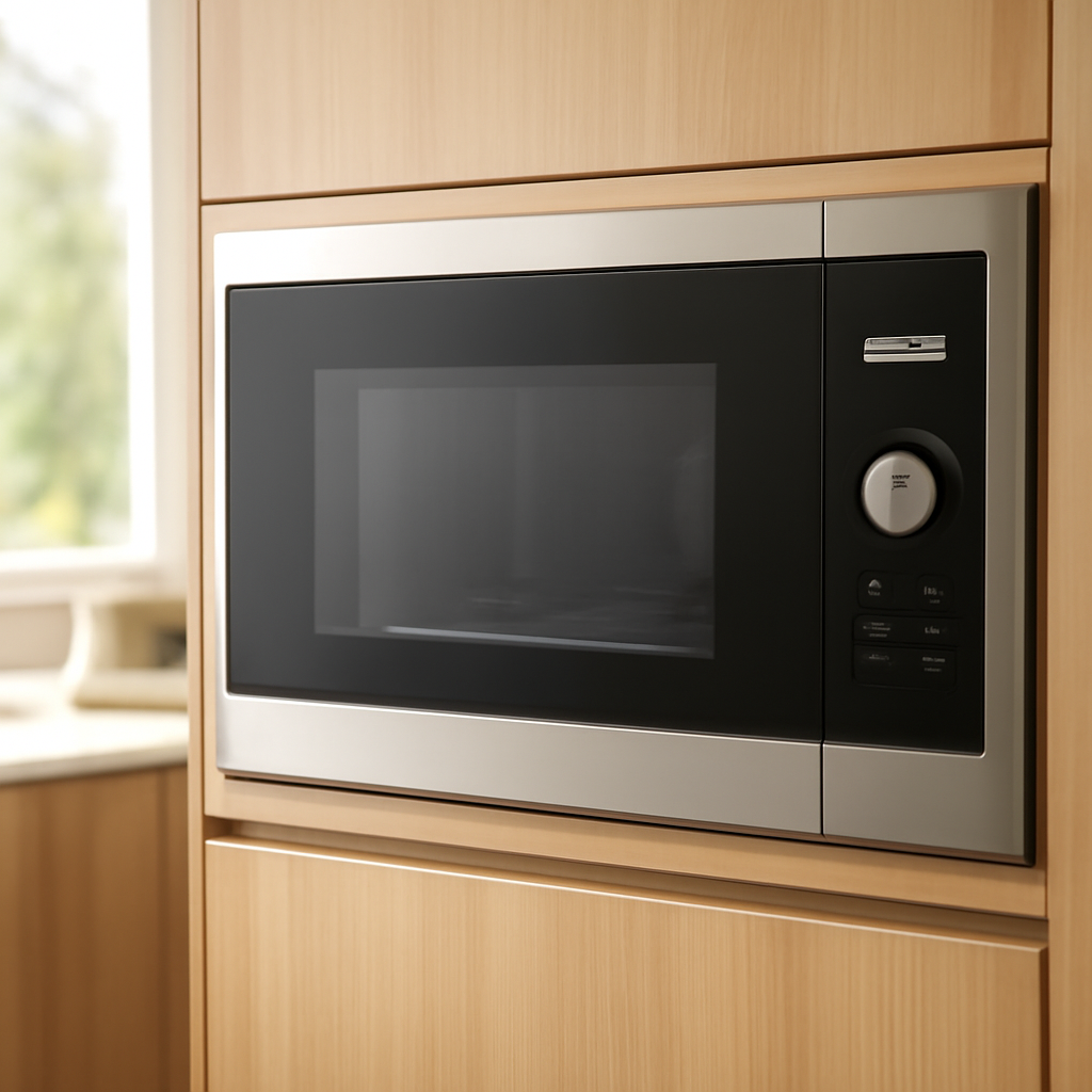 Guide d'achat : Micro-ondes encastrable idéal pour votre cuisine – Utilisation au jardin (IA)